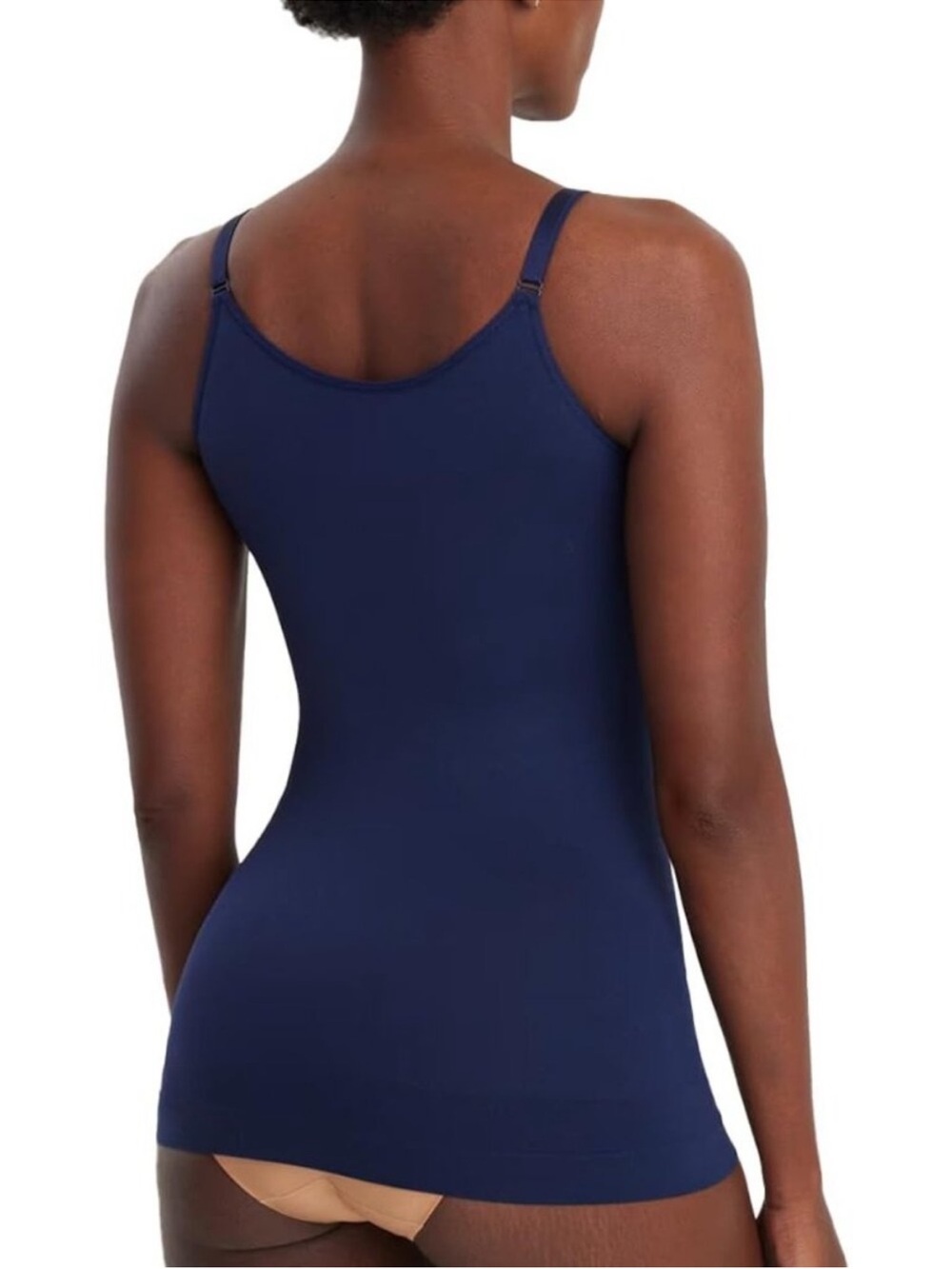NWT Shapermint All Day Every Day Scoop Neck Cami Navy Sz M - Picture 3 of 16